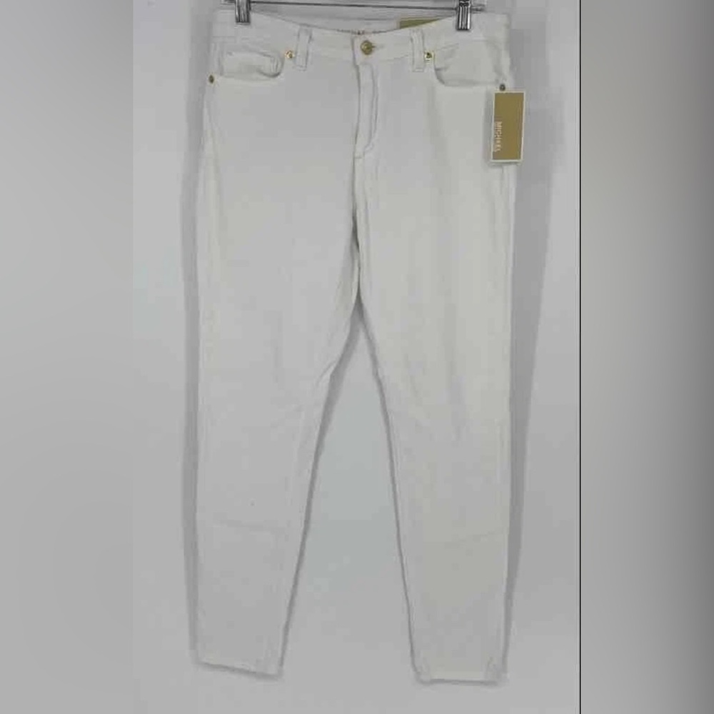 Michael Kors white Izzy Skinny Jeans - Picture 2 of 11